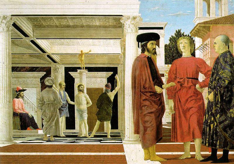 Piero della Francesca Flagellation of Christ France oil painting art